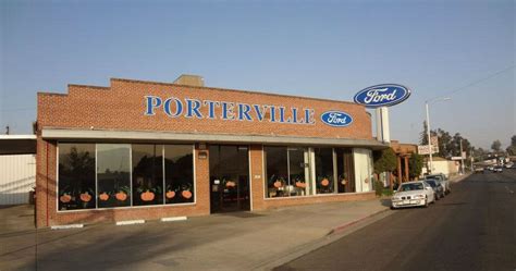 Porterville ford - Dec 22, 2023 · 701 N Main St, Porterville, CA 93257. portervilleford.net. (559) 784-6000. Open Today 9:00 AM – 7:00 PM. View dealer inventory. 